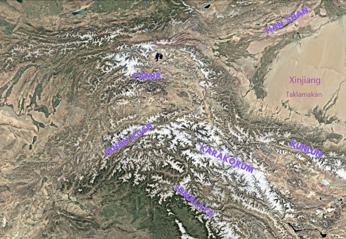 mapa-macizos-de-asia-central